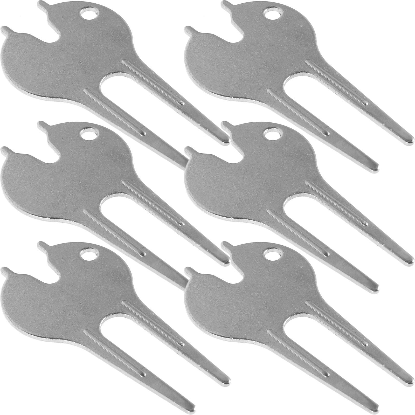 Divot Repair Tool - 6Pcs Wear-Resistant Portable Golf Divot Repair