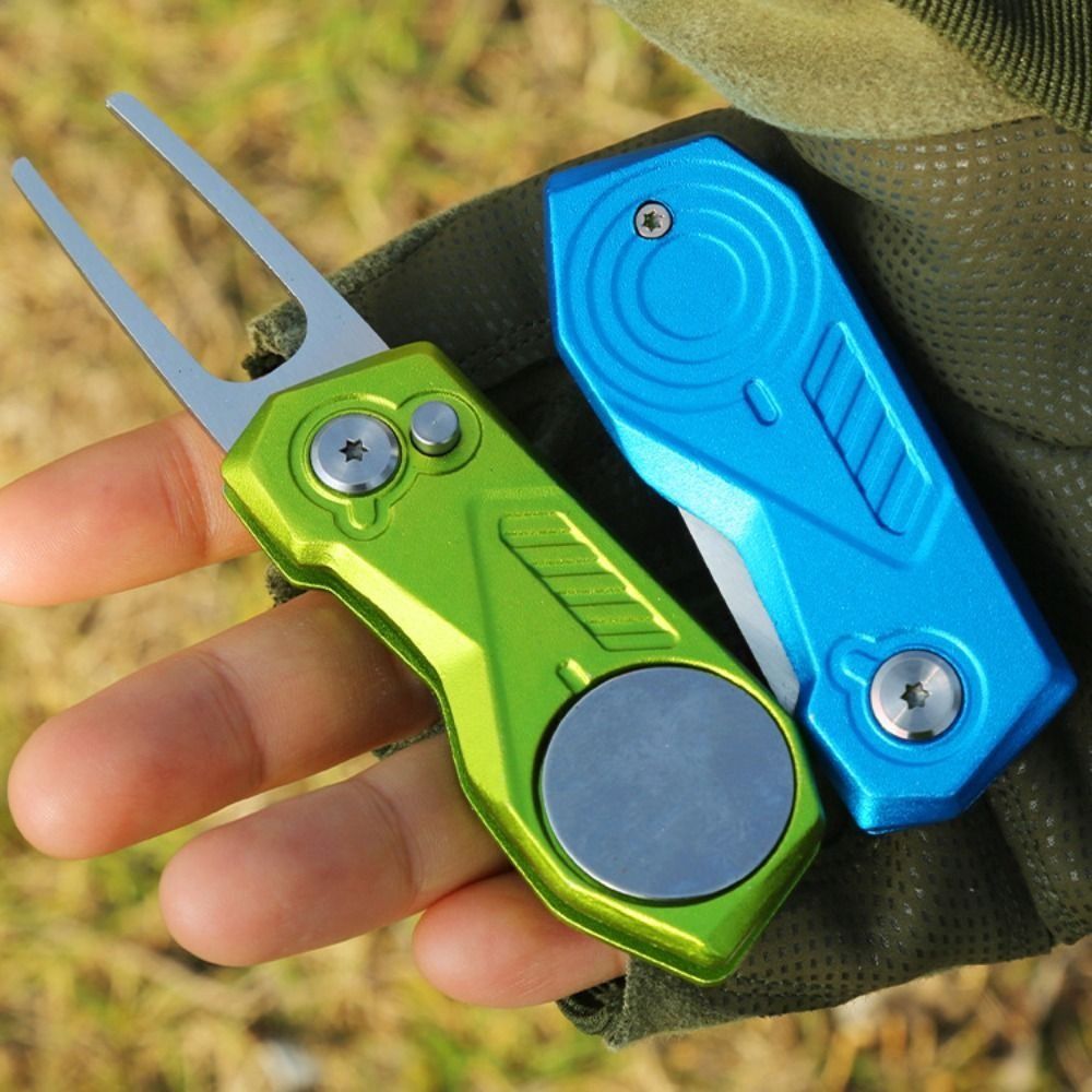 Divot Repair Tool - Switchblade Golf Divot Repair Tool Aluminum