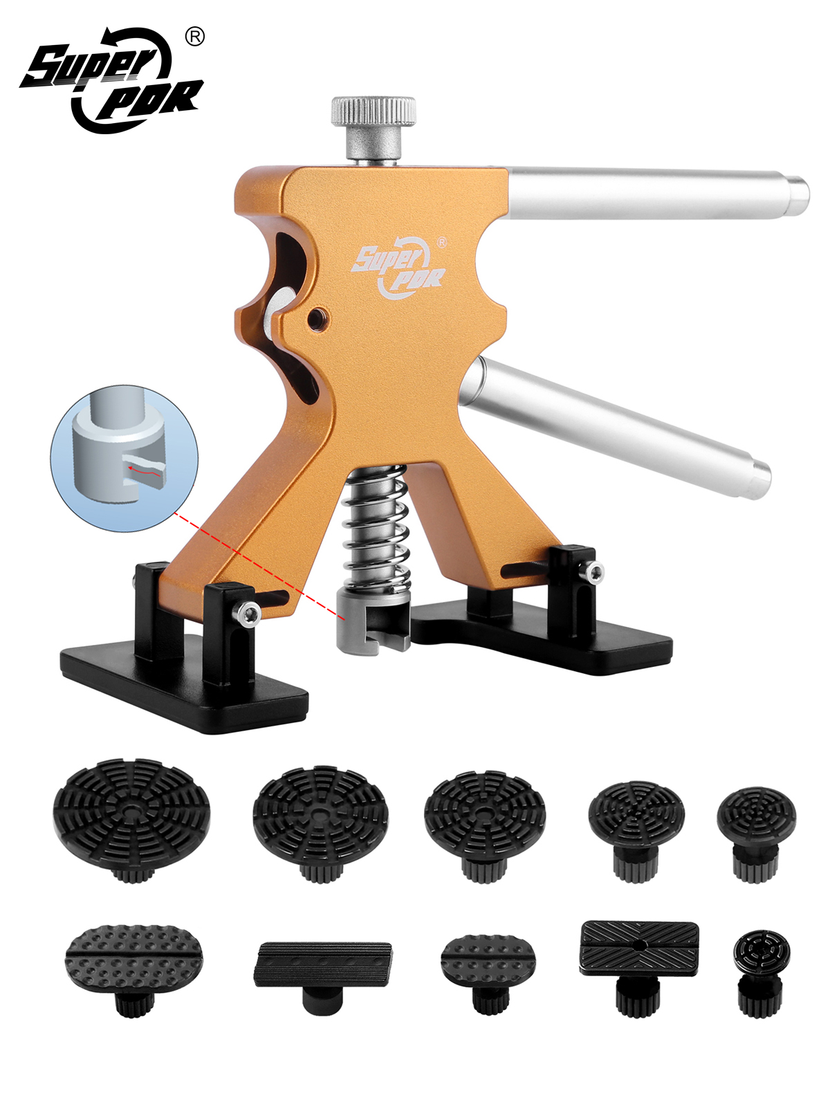 Divot Repair Tool - Super PDR Dent Puller Paintless Dent